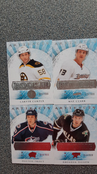 2012-13 Upper Deck ARTIFACTS 4 carte recrue hockey rookie cards