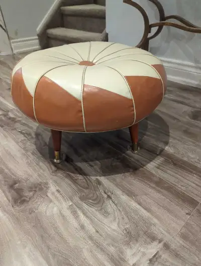 Vintage ottoman/ footrest, View more