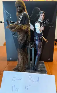Hot Toys Star Wars ANH Han Solo & Chewbacca