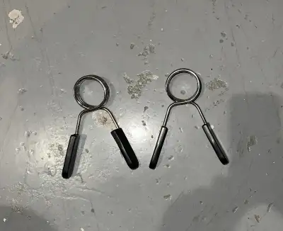 Barbell Spring Clips – Set of 2, Great Condition, View more