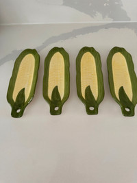 Vintage Ceramic Corn On The Cob Holders