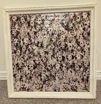 Dalmation Picture 17" x 17" (puzzle glued and framed)