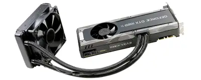 EVGA NVIDIA GTX 1080ti SC2 hybrid water cooled, View more