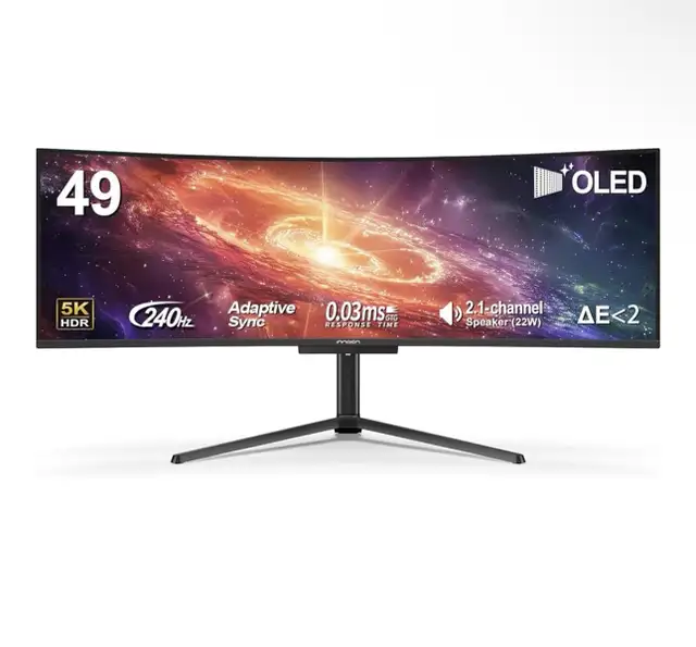 INNOCN 49" 49Q1S OLED Curved Gaming Monitor 240Hz 1440p in Monitors in Ottawa - Image 3