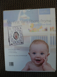My First Year Photo Frame *NEW IN BOX*