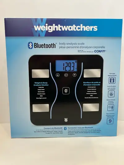 Weight Watchers Body Analysis Bluetooth Scale  Brand New, View more