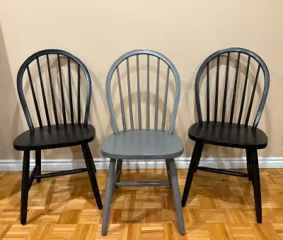 3x Solid Wood Chair, View more