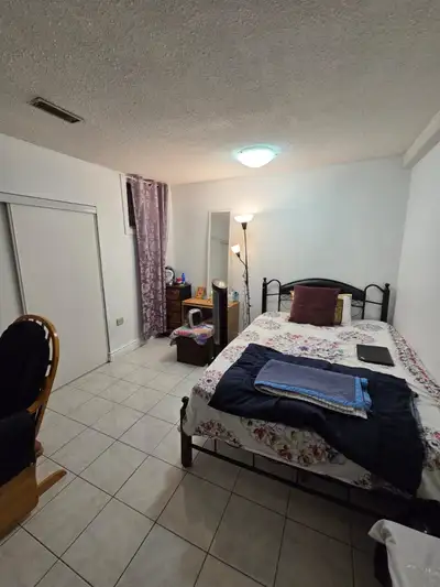 Looking for a clean and quiet home? We have a private basement room available at Bellamy & Eglinton...
