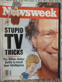 David Letterman magazines - Rolling Stone + Newsweek 1993-96