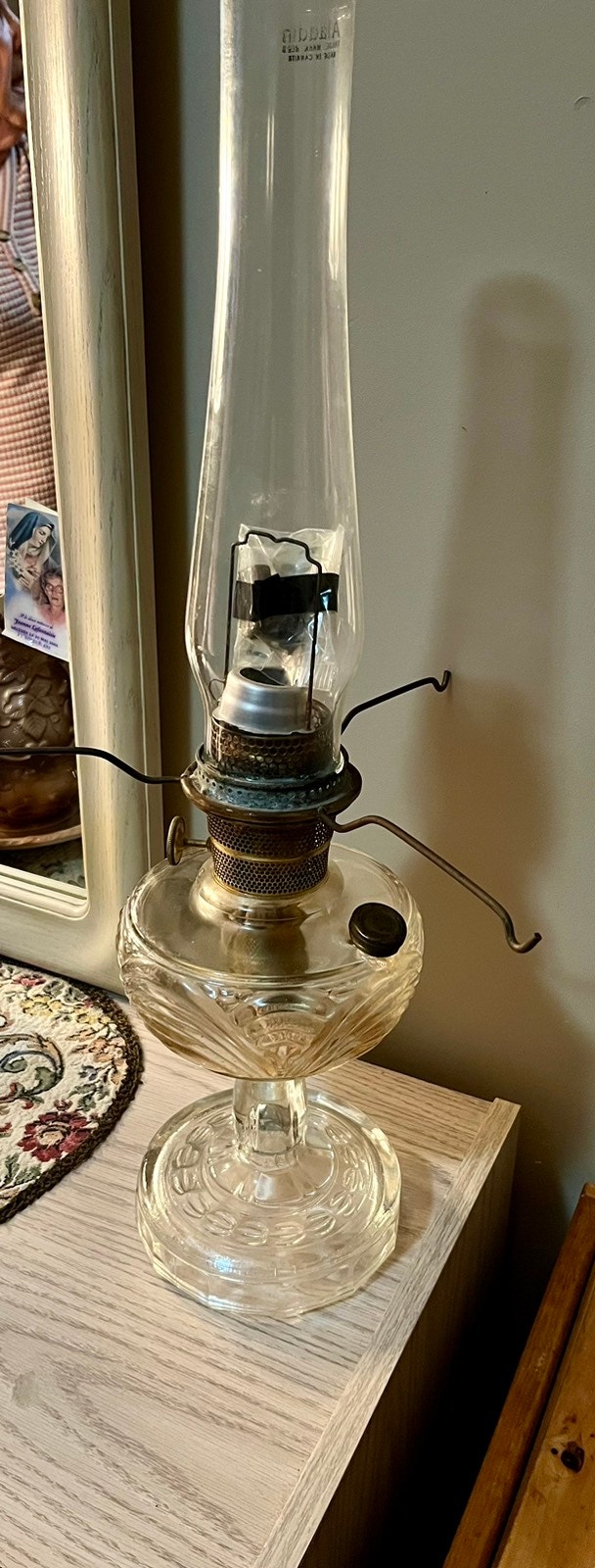Aladdin Oil Lamp with shade Model B Arts & Collectibles North Bay