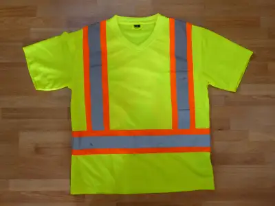 Two Safety T-Shirt like new. size. M/M, View more