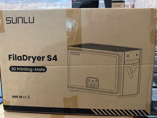 Brand New Sealed Box - SUNLUFilaDryer S4, Temperature Balance,