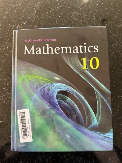 Brand new grade 10 mathematics textbook for only $100, View more