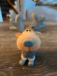 Christmas Moose Figurine