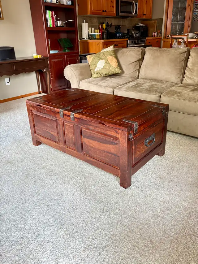 Crate & Barrel Coffee Table and Side Table