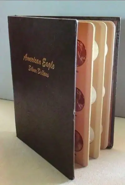 1 OZ SILVER EAGLE ALBUM (1986 TO 2026), View more