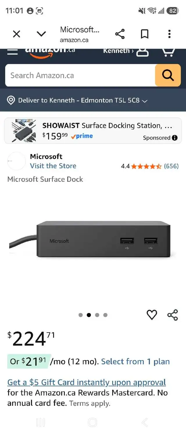 Microsoft surface doc station