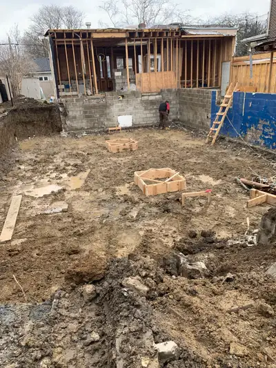 Bobcat & Mini excavator, Home addition & Dump truck services, View more