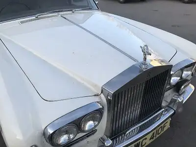 Chassis no. SRH4281 114,000 Original Miles Right Hand Drive Porcelain White Gray Leather Solid Frame...