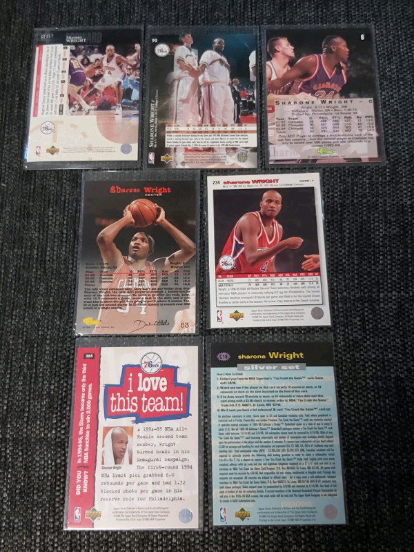 Sharone Wright basketball cards  in Arts & Collectibles in Oshawa / Durham Region - Image 2