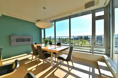 Welcome to this one of a kind, southwest corner unit boasting a unique perspective of Victoria. A pe...