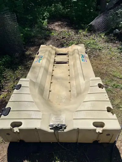 EZ Port floating dock for jetski. In decent condition with functioning rollers. And deck attachment...