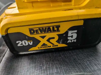 DeWalt 20v battery 5ah, View more