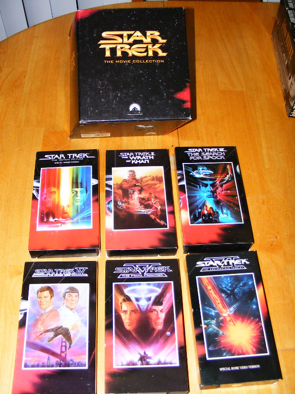 Vintage Star Trek The Movie Collection 6 VHS Tape 1993 Box Set in Arts & Collectibles in Saint John - Image 2
