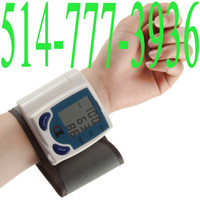 Digital LCD Wrist Cuff Arm Blood Pressure Monitor Heart Beat