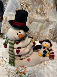 Christmas Animated Melting Singing Snowman and Penguin