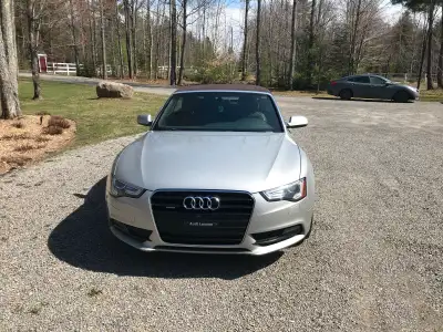Audi A5 2014 convertible couleur champagne moteur 2.0T refait à neuf (50km) garantie transférable oc...
