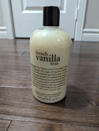 Philosophy French vanilla bean - shampoo, shower gel, bubble bat