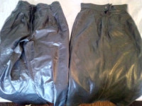 Leather pant/skirt