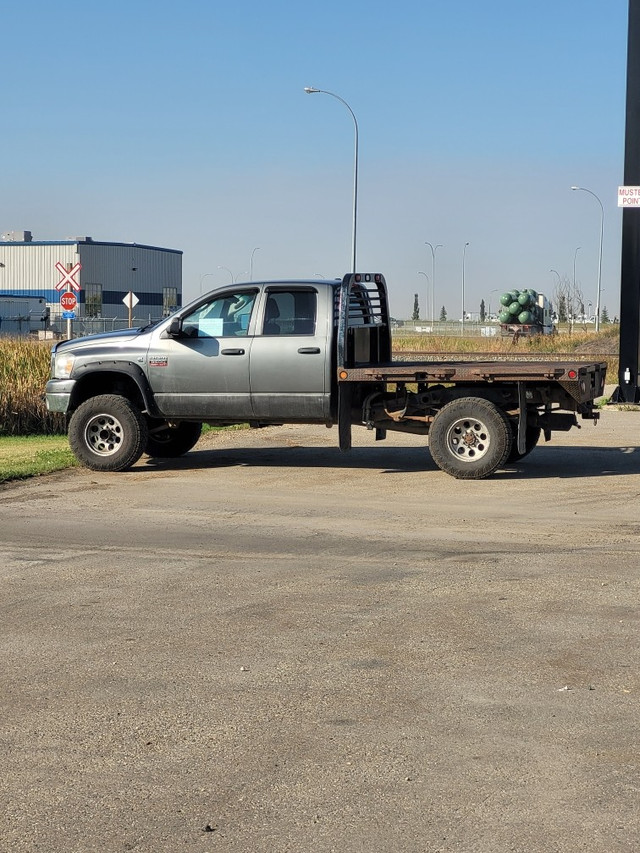2008 Dodge 6.7 Diesel Flatdeck For Sale in Cars & Trucks in Grande Prairie - Image 2