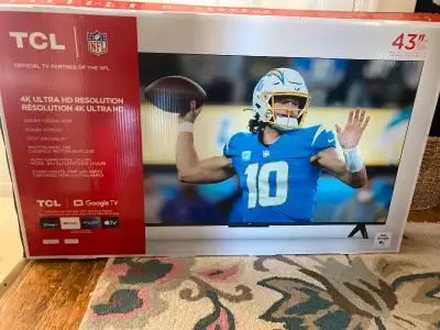 Brand new 43” HD TV, View more