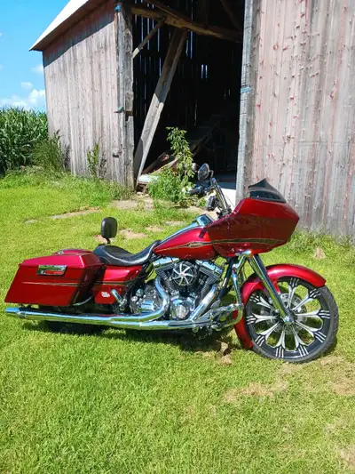 Road glide 2009 tout chromer roue 21 thunder header