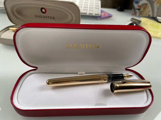 New !! - Sheaffer fountain pen gold plated dans Bijoux et montres  à Ville de Montréal - Image 3