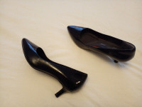 Black Leather - Women's Shoes