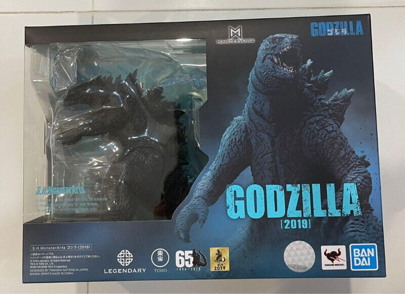 NEW S.H. MonsterArts Godzilla 2019 King of monsters Figure Banda, used for sale  