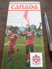 Canada 1986 World Cup Media Guide (trilingual)