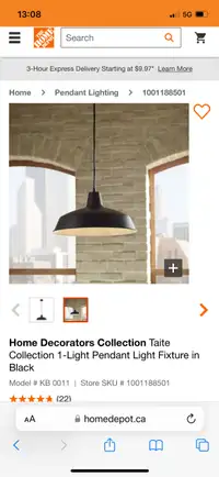 Home Decorators Collection Light