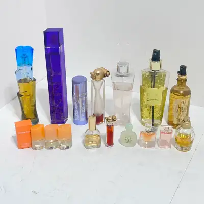 This fragrance bundle includes a variety of scents from well-known brands such as Armani, Victoria's...