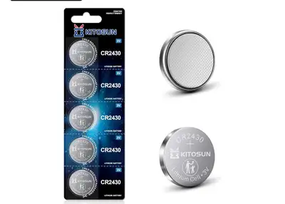 EXP: Nov 2033 - KITOSUN CR2430 3V Lithium Coin Battery – CR 2430 Lithium Cell Button Batteries Repla...