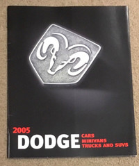 2005 Dodge Auto Brochures for Sale
