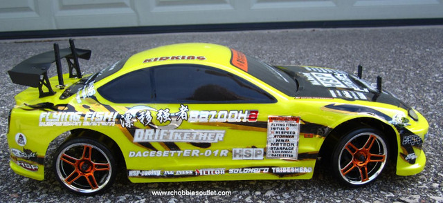 RC  Drift Car Electric with 8 Lights 2.4G Radio Remote Control in Hobbies & Crafts in Regina - Image 2