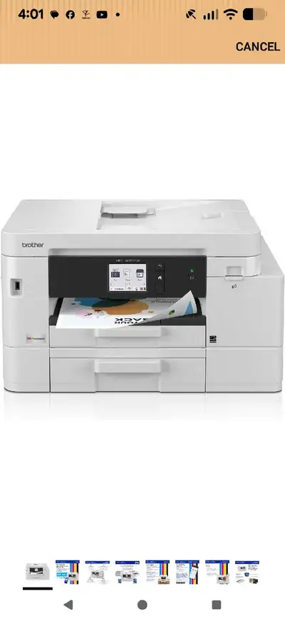 Printer Brother InkVestment color all in one ink jet, View more