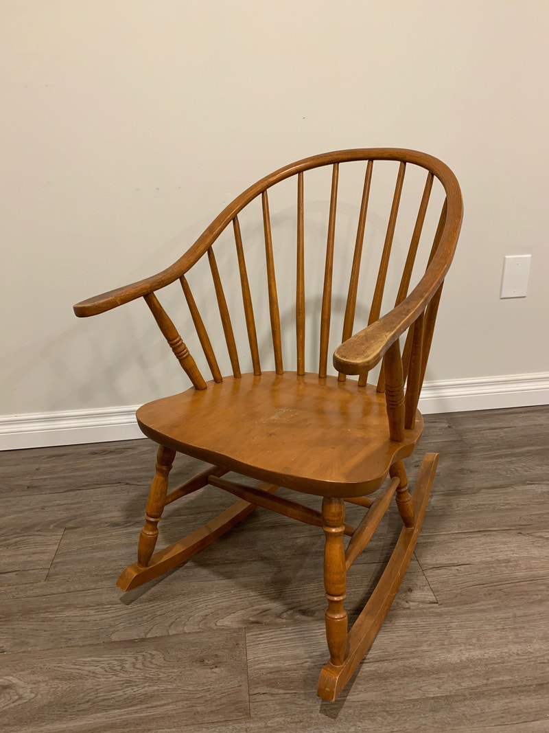 Antique Maple Windsor Style Rocking Chair Chairs & Recliners London