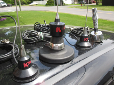 3 x Magnet Mount CB Aerials/Antennes CB: 1x K40, 2x K30 Antennas, View more