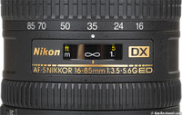 Nikkor AF-S 16-85mm f/3.5-5.6G ED VR Lens in Excellent Condition