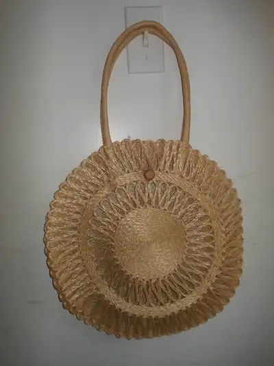 Straw handbag, View more
